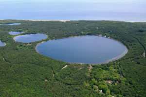 Cape Cod Kettle Hole Pond Aerial